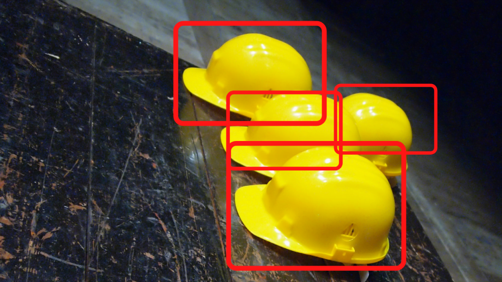 ai-based ppe hat detection construction camera