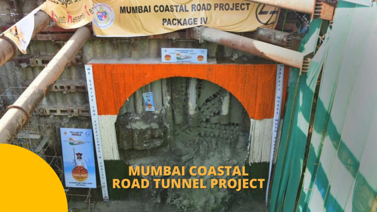 Mumbai coastal road tunnel progress monitoring